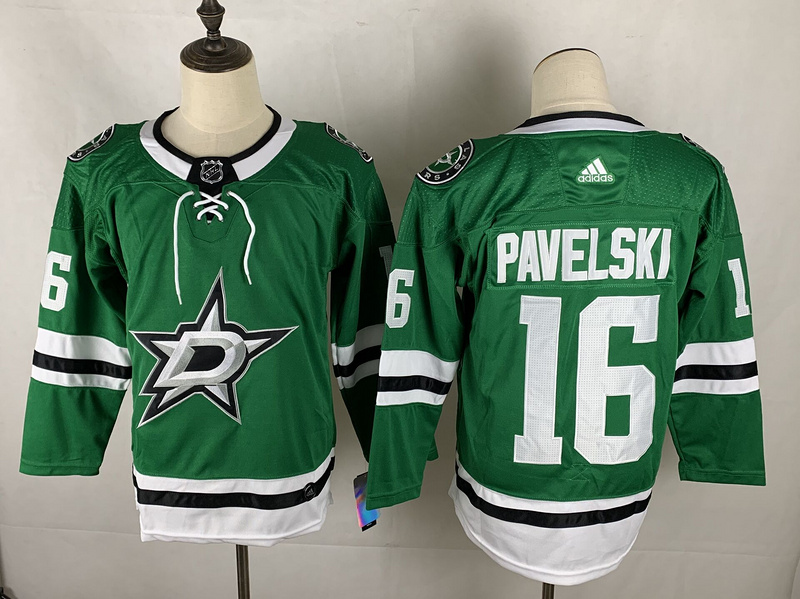 Men's Dallas Stars Joe Pavelski #16 Kelly Green Breakaway Home Jersey